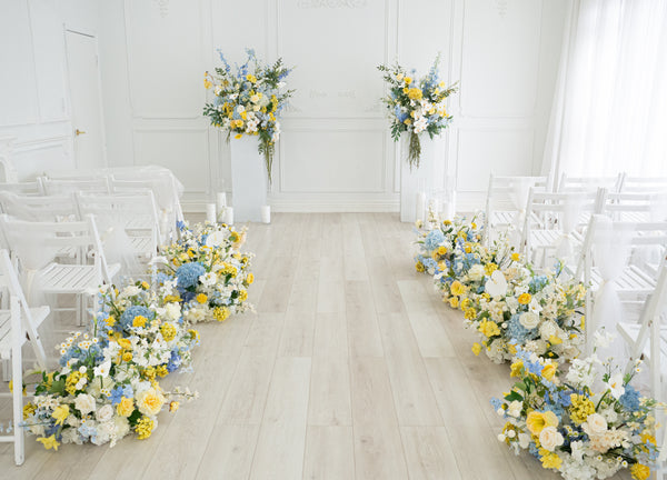 Faux Centrepiece (22 inches) Blue Lemonade Rental