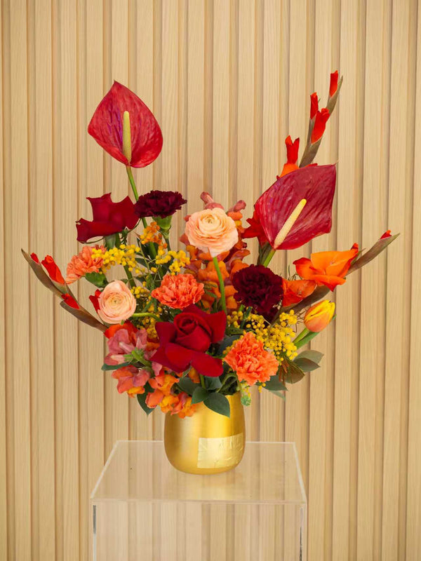 New Year Fresh Flower Arrangement Auspicious Flame - 新年鲜花 年花 瑞火花影