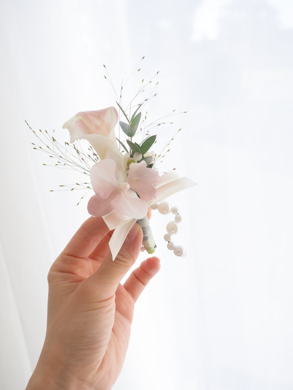 신부 부케 Rosée du Matin - 晨露玫纱 新娘手捧花