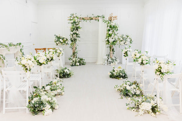 Standard ceremony faux flower rental package  - 经典婚礼绢花套餐