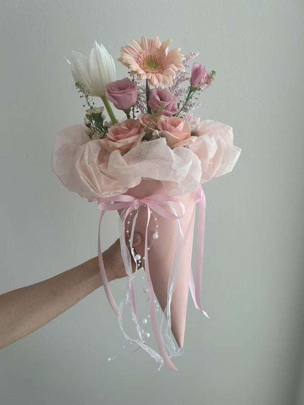 Peach Macaron – 蜜桃马卡龙雪糕筒