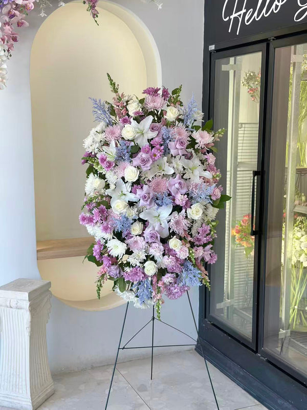 Funeral Spray -Lavender Farewell Tribute