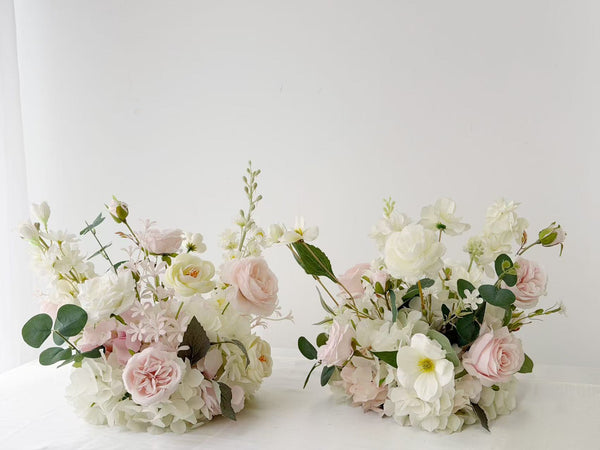 Faux Centrepiece (12 inches) Classic Blush Pink Rental