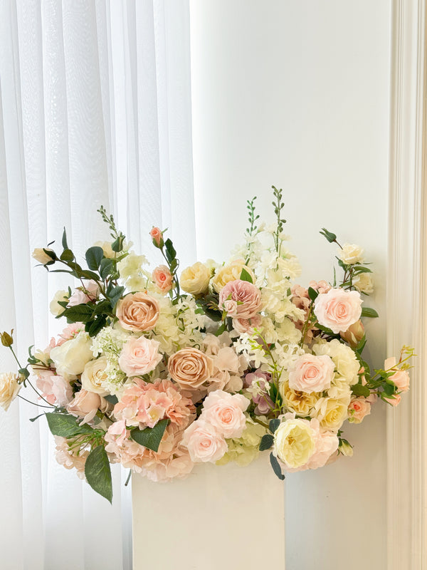 Silk flower Centrepieces for Rental - Blush Pink - 绢花桌花 2-3ft