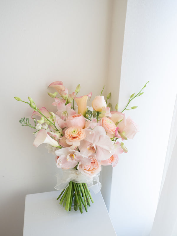 신부 부케 Rosée du Matin - 晨露玫纱 新娘手捧花