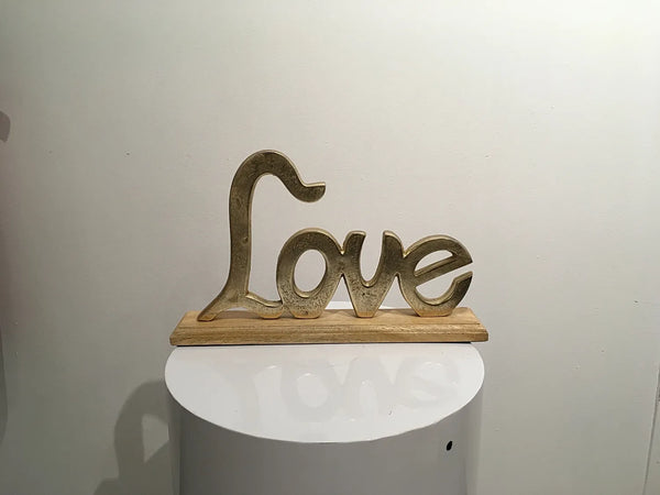 Gold Love Sign (00199010GLS) - 金色爱你标志