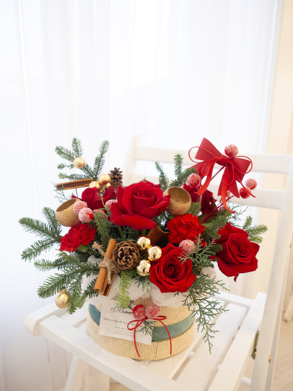 Merry Christmas Joyful Box - 欢庆圣诞花盒