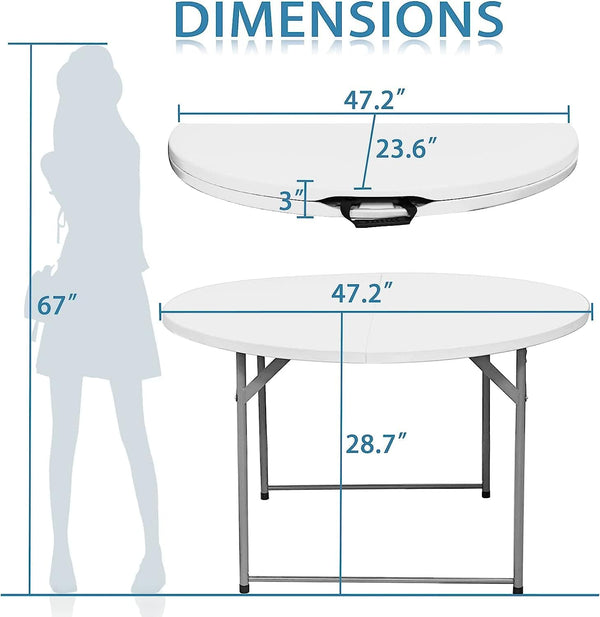 Folding Round Table Rental (48 inch)