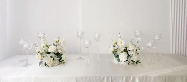 Faux Centrepiece (12 inches) Classic Garden White Rental