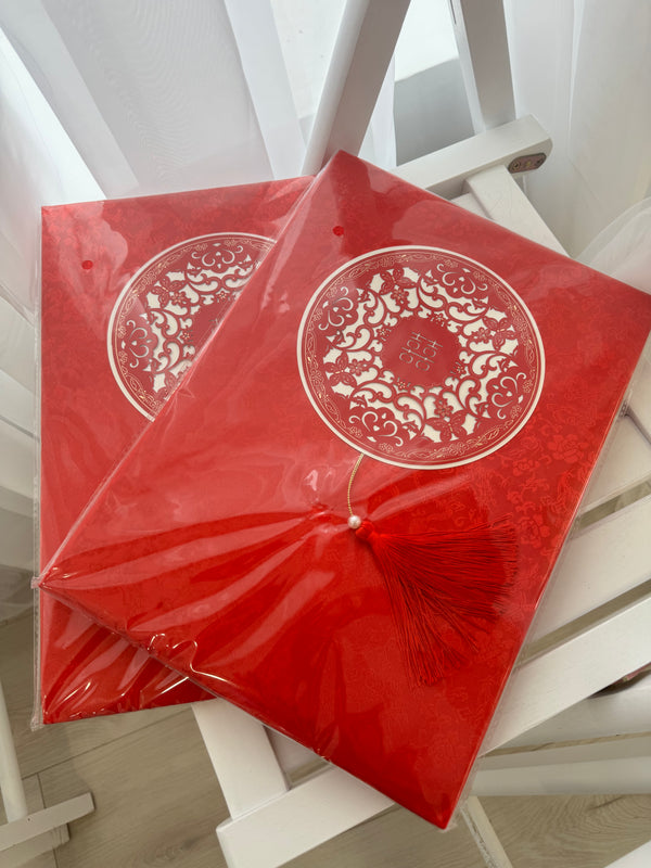 传统婚礼留言簿 – 中式婚礼签到本