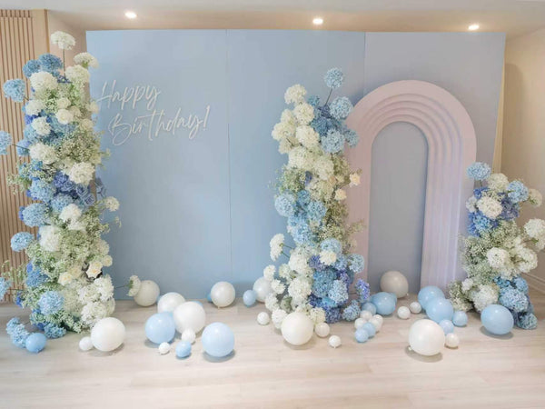 Baby Blue Celebration Arch