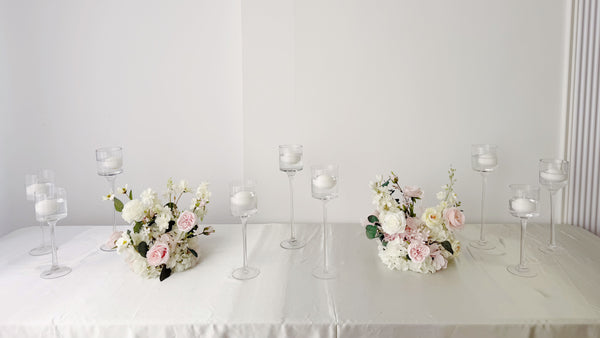 Faux Centrepiece (12 inches) Classic Blush Pink Rental