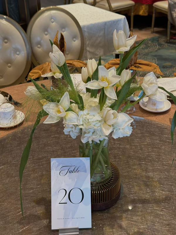 Centerpiece-Classic White Spring