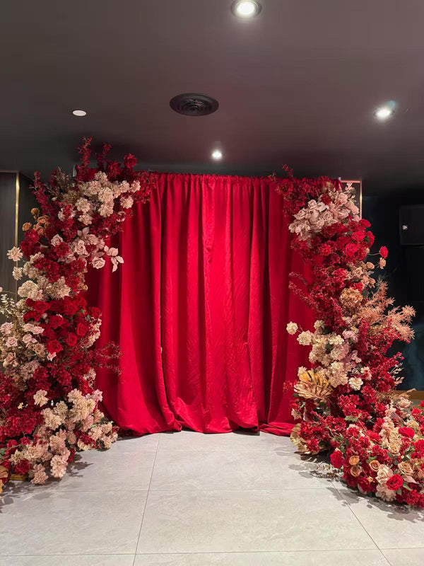 Classic Burgundy Blush Arch Rental