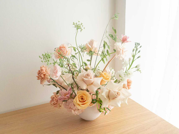 Champagne Bloom Centerpiece