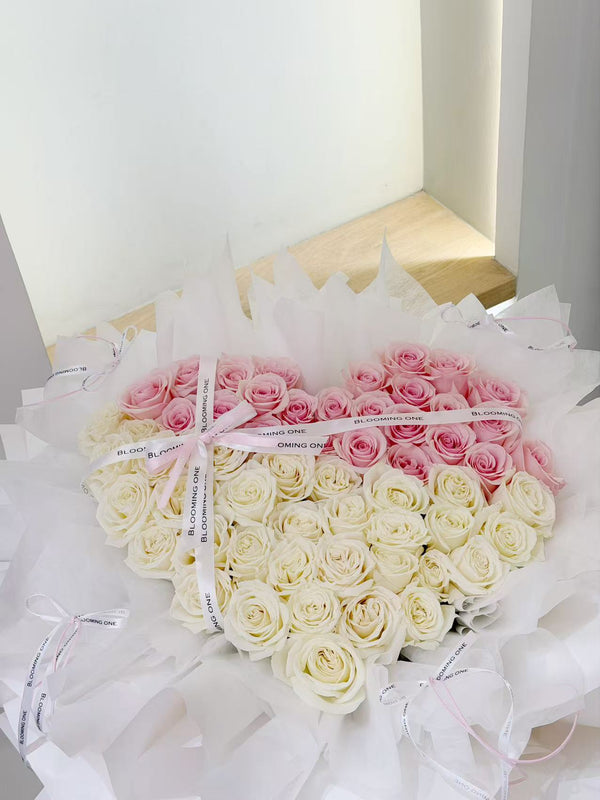 Sweetie - 粉白爱心