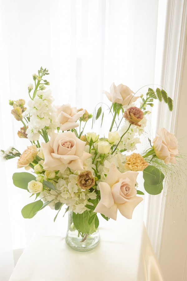 Centrepiece Classic Dusty Pink 12 inches - 桌花经典莫兰迪粉12寸