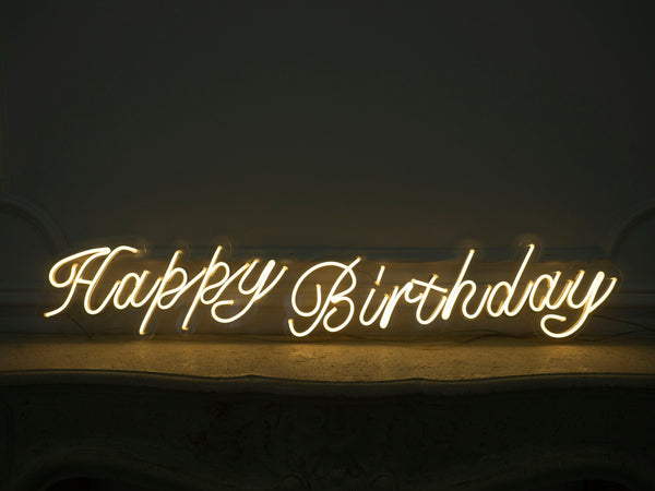 Neon Sign Happy Birthday - 霓虹灯Happy Birthday