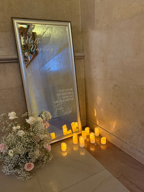 Grandeur Standing Mirror Rental - 奢华立式镜租赁