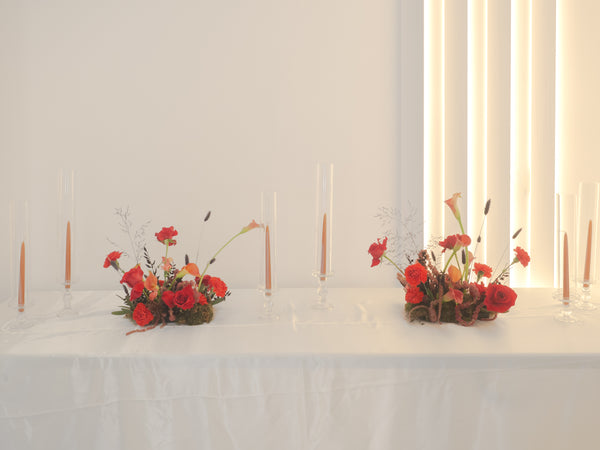 Centrepiece Crimson Serenade 12"- 12寸桌花 绯红小夜曲