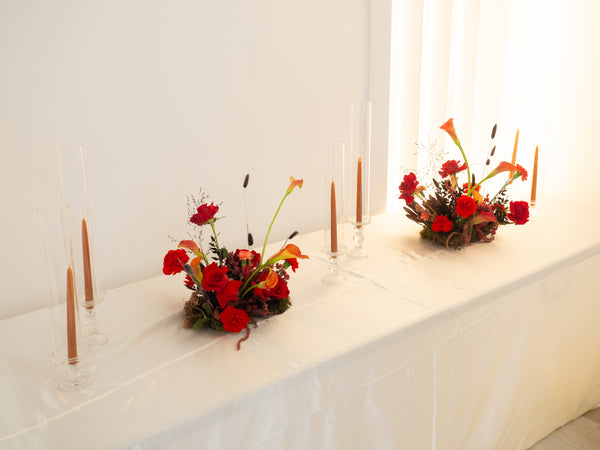 Centrepiece Crimson Serenade 12"- 12寸桌花 绯红小夜曲