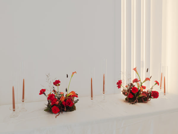 Centrepiece Crimson Serenade 12"- 12寸桌花 绯红小夜曲