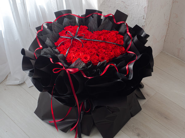 발렌타인데이 보존장미 하트비트 - 2026 情人节 心跳永生玫瑰꽃礼