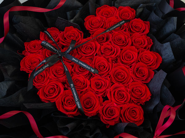 발렌타인데이 보존장미 하트비트 - 2026 情人节 心跳永生玫瑰꽃礼