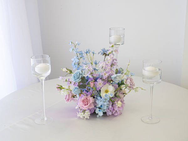 Faux Centrepiece (12 inches) Classic Lavender Blue Rental
