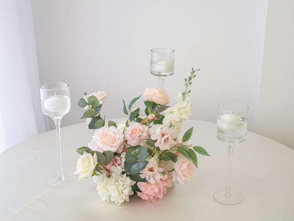 Faux Centrepiece (12 inches) Classic Blush Pink Rental