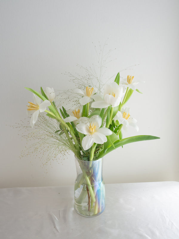 White Poise Tulip Vase