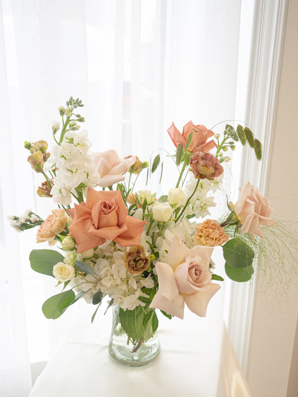 Centrepiece Classic Dusty Pink 12 inches - 桌花经典莫兰迪粉12寸