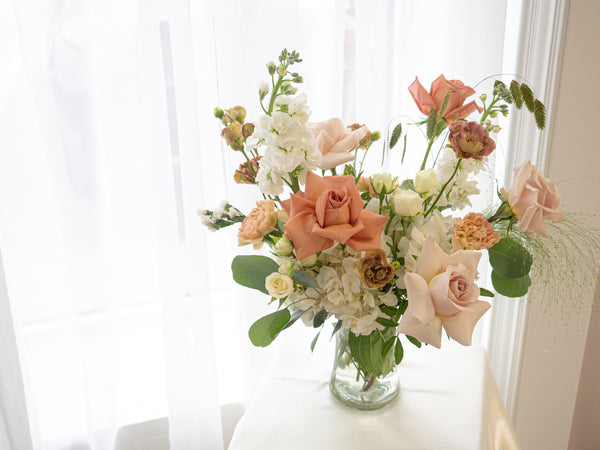 Centrepiece Classic Dusty Pink 12 inches - 桌花经典莫兰迪粉12寸