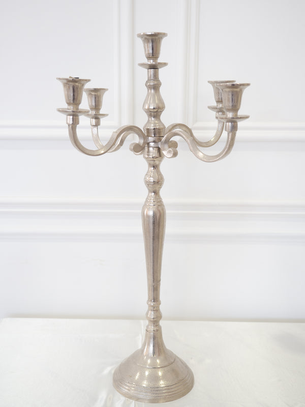 Baroque Silver Candelabra Rental- 巴洛克银质烛台(租赁)