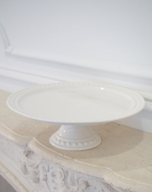 White Cake Stand - 陶瓷白蛋糕架