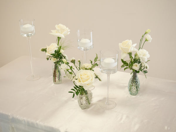 Fresh Bud Vase Pure White  - 花蕾鲜花瓶 纯白