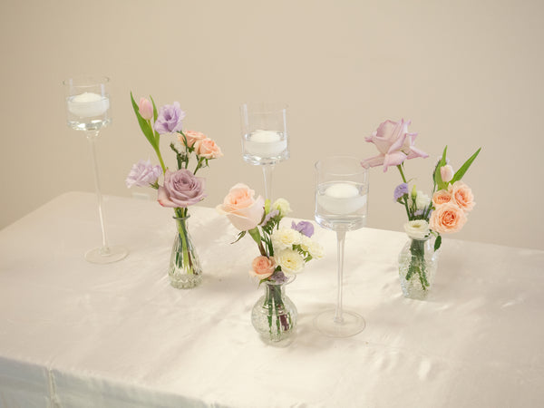 Fresh Bud Vase Lavender Blush  - 花蕾鲜花瓶 柔粉薰衣草