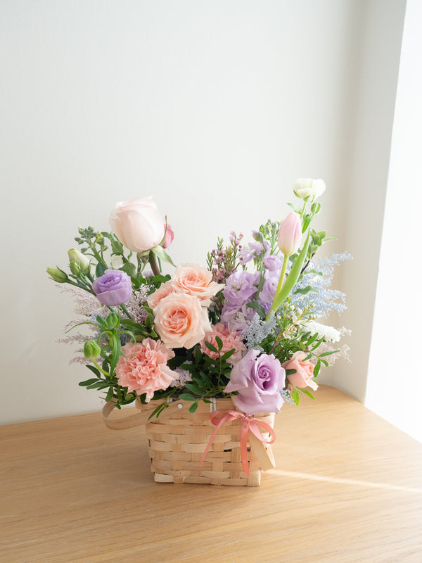 Basket of loveliness (purple pink) - 一篮子可爱(粉紫)