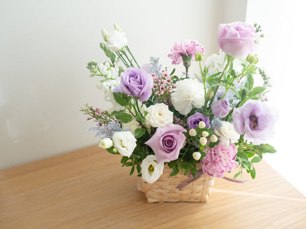 Basket of loveliness (Lavender white)- 一篮子可爱(紫白）