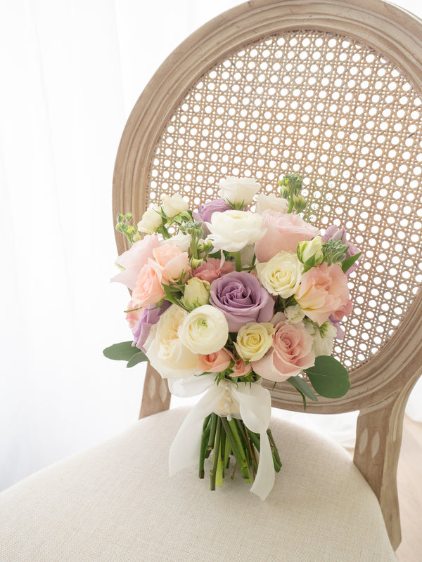 Bride's bouquet Classic Lavender Blush- 新娘手捧 经典柔粉薰衣草