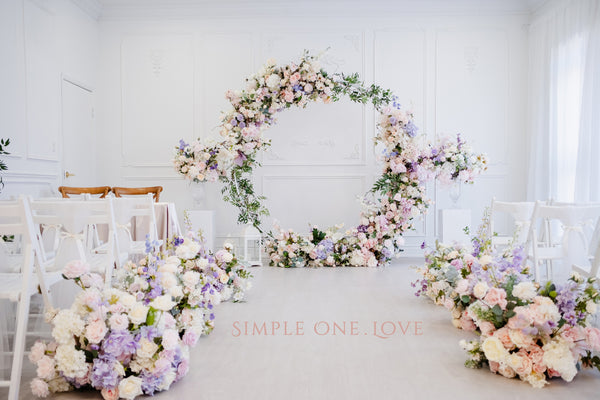 Standard ceremony faux flower rental package  - 经典婚礼绢花套餐