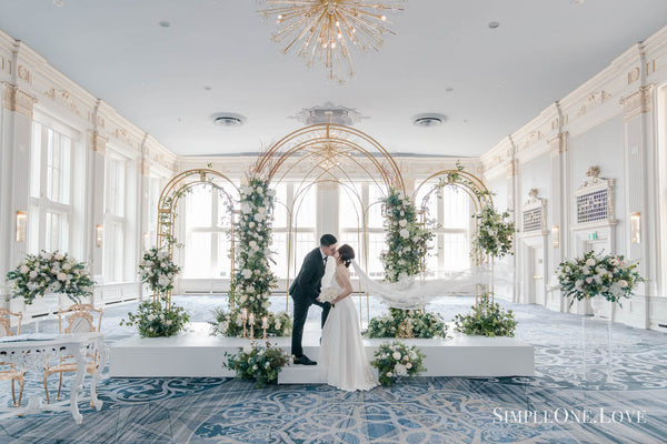 Luxe Garden Romance Ceremony Rental