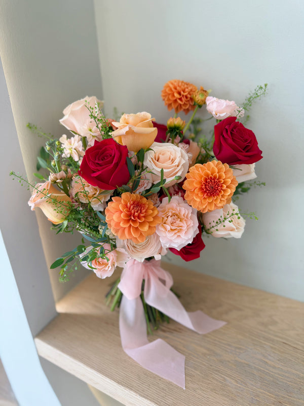 Bride's bouquet Peach Garden
