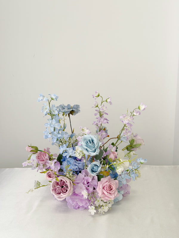 Faux Centrepiece (12 inches) Classic Lavender Blue Rental