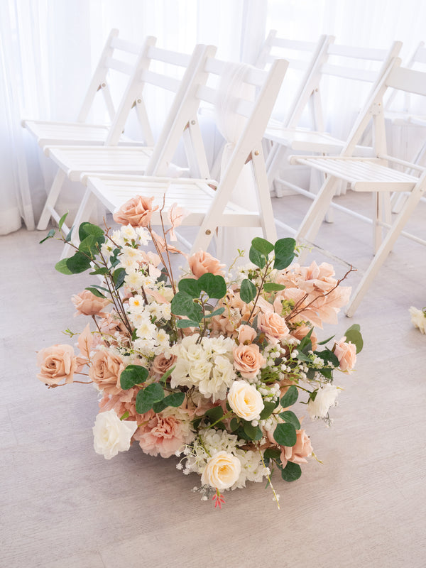 2026 Promotion Floral Package Half Bloom DUSTY & WHITE