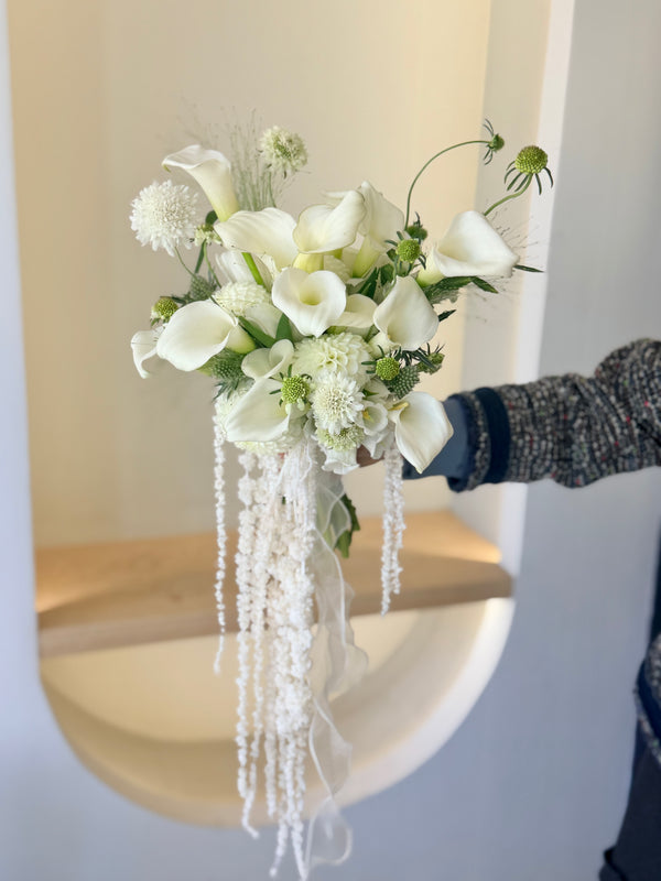 Bride's Bouquet Timeless White Romance