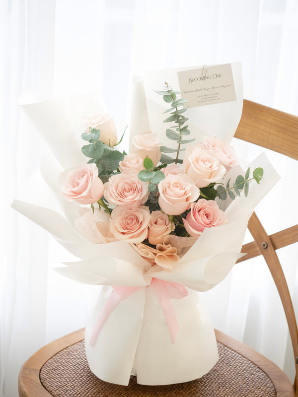 Layer Max - Pink Cloud  - 层次感粉玫瑰花束