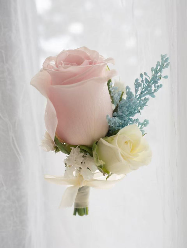 Bride's bouquet Baby Blue Blush