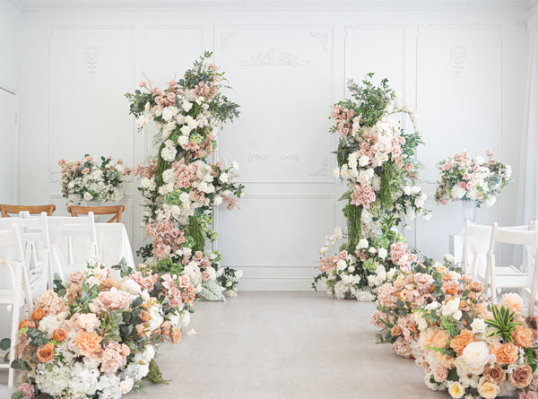 Standard ceremony faux flower rental package  - 经典婚礼绢花套餐