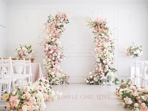 Standard ceremony faux flower rental package  - 经典婚礼绢花套餐